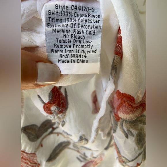 JOHNNY WAS Rosey Kimono XS - Picture 9 of 11